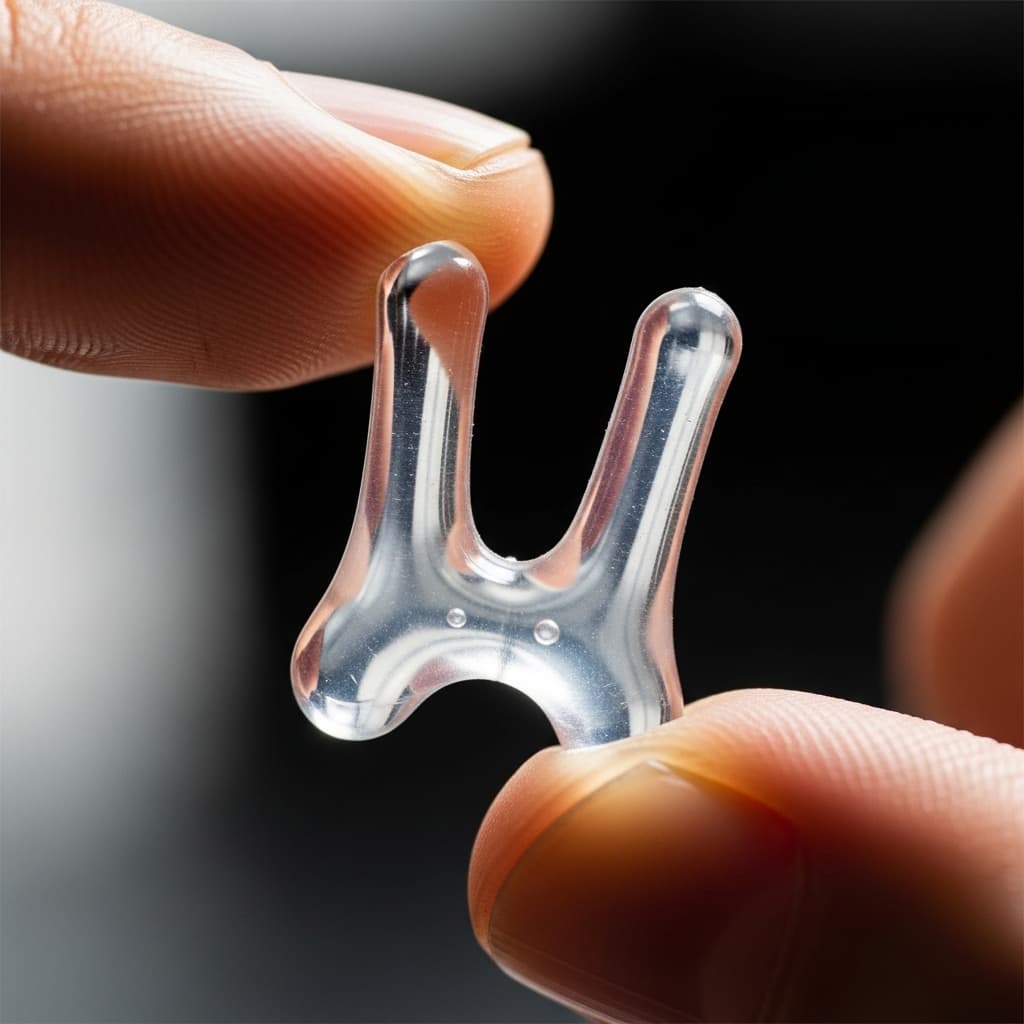 Nazalni dilator krupni plan - medicinski silikon