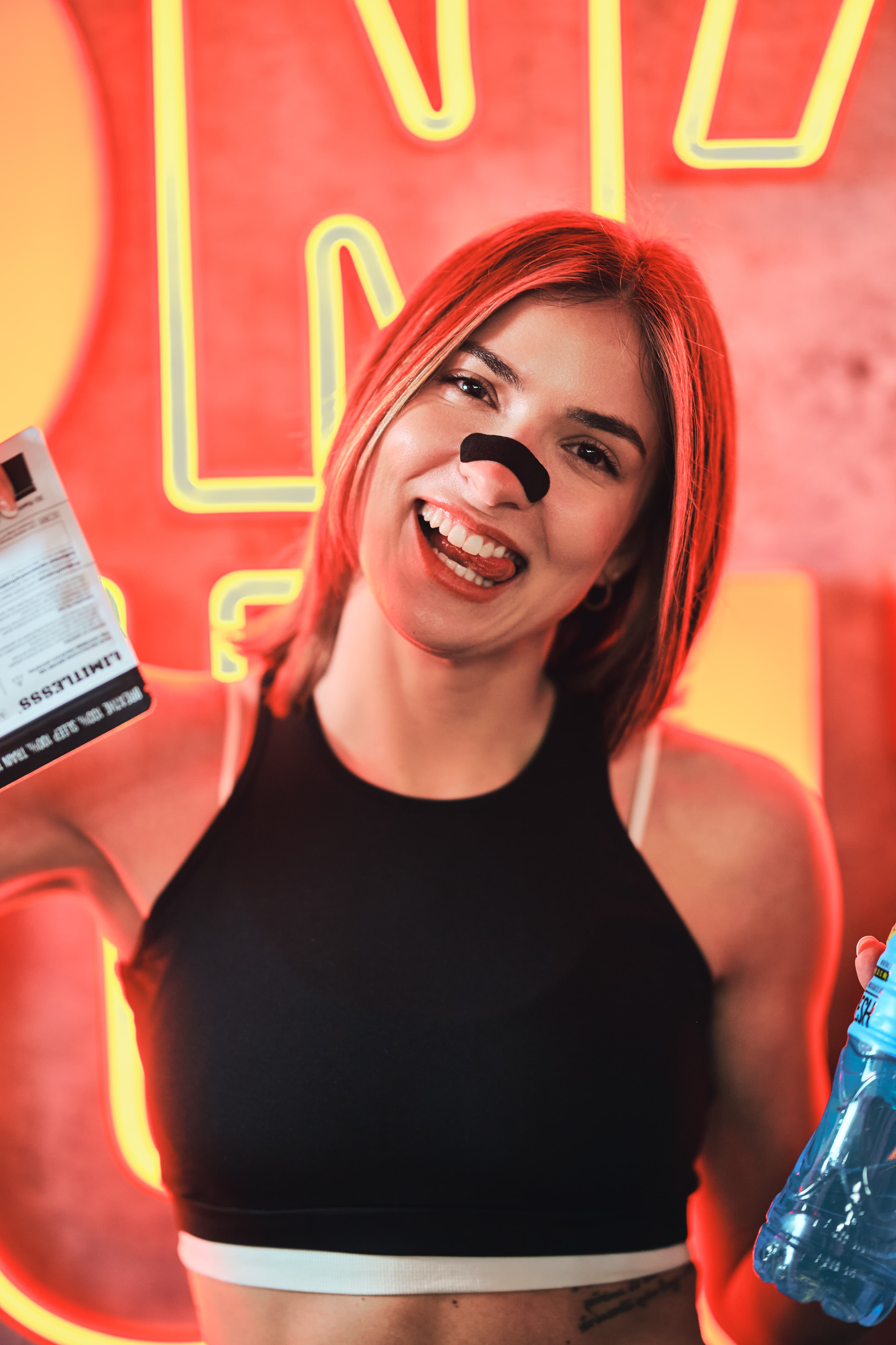 Sportista koristi LIMITLESSS flastere za nos